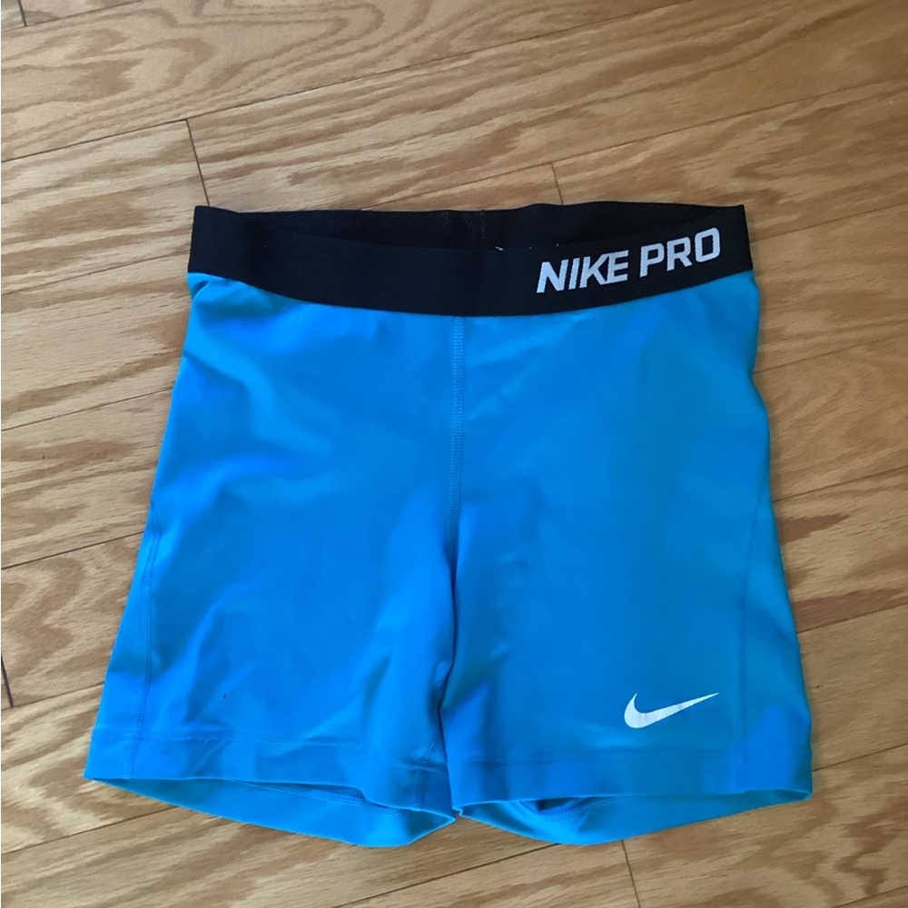 Nike Pro Blue Athletic Shorts